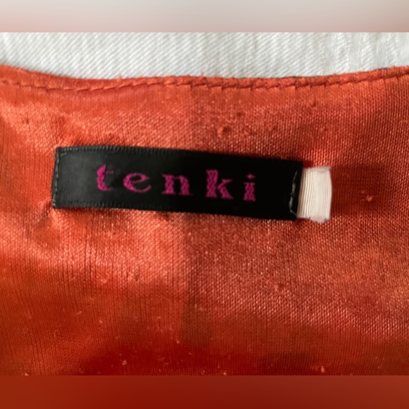 Owl print dress size small satin polyester - Picture 3 of 3